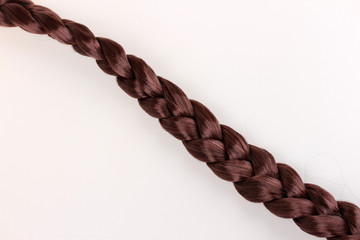 Brown hair braid
