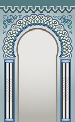 Vector Illustration of Decorative Arc - eps 10