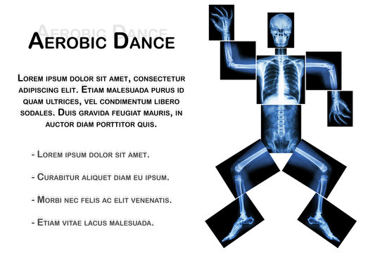 Aerobic Dance(human bone is dancing)
