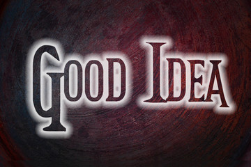Good Idea Concept