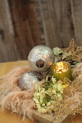 Weihnachtszauber in gold & silber