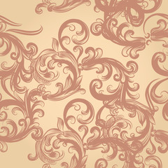 Vector seamless background with ornament