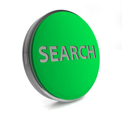 search circular icon on white background
