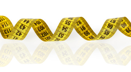 Yellow measuring tape