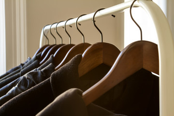 Winter clothes.