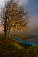 Jesienny Nocny Staw © Wojciech Lisiński