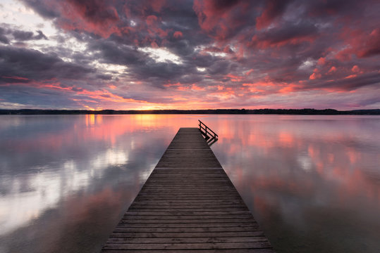 Abends am Starnberger See