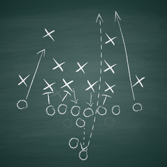 football tactic on board