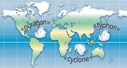 Cyclones - Noms locaux