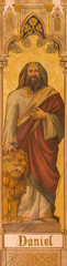 Trnava - The neo-gothic fresco of prophet Daniel