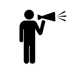 Fototapeta premium Announce icon