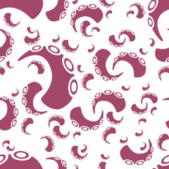 tentacle seamless pattern