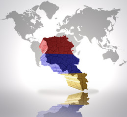 Map of  Armenia