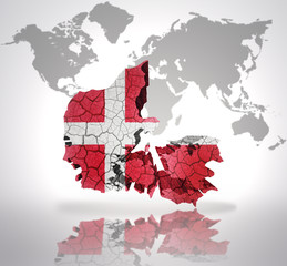 Map of  Denmark