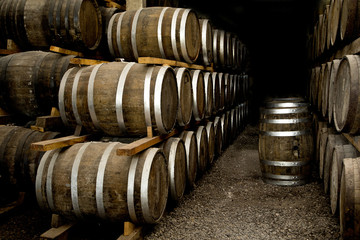 Wine barrels