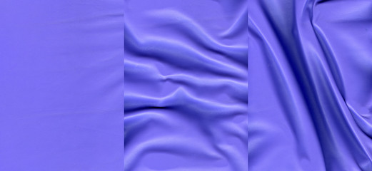 Set of ultramarine leather textures