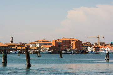Hafen von Chioggia in Italien