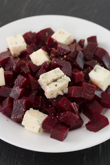 salad beet with cheese