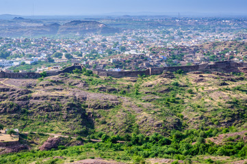 Cityscape of Jodhpur from Mehrangarh Fort