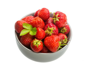 Strawberry in the bowl