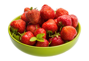 Strawberry in the bowl