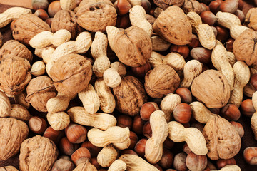 variety of nuts