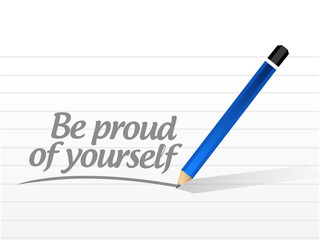 be proud of yourself message