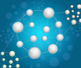 sphere network diagram illustration