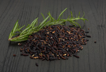 Raw wild rice