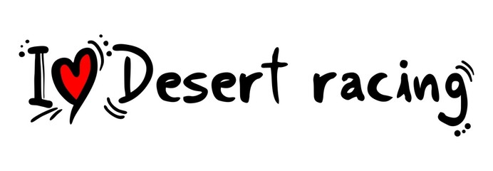 Desert racing love