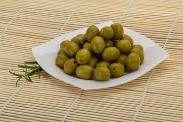 Green olives