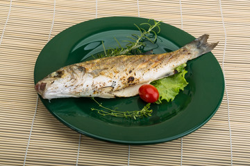 Grilled seabass