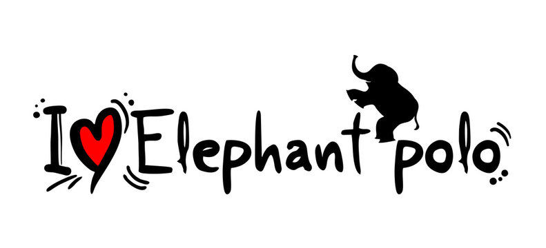 Elephant polo love