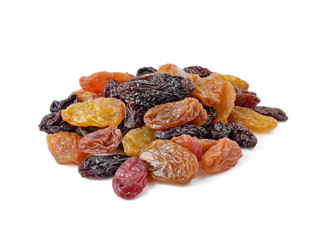 raisins isolated on white background