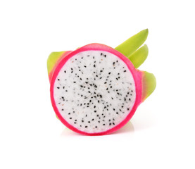 Dragon Fruit on white background