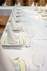 Long dining table
