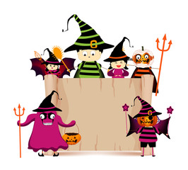 halloween and parchment sign funny