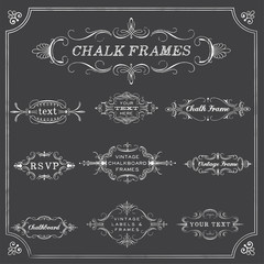 Chalkboard Frames