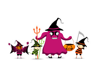 Kids Trick or Treating