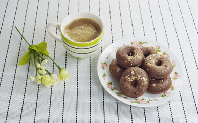 Group of small donuts