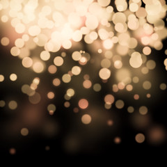 Bokeh light Vintage background