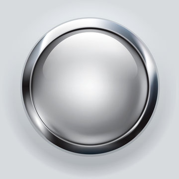 silver button background