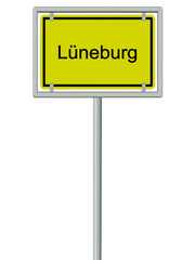 Lüneburg - Ortsschild