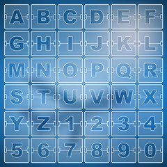 Countdown Timer and Date, Calendar Scoreboard Numbers