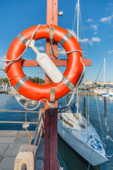 Life Ring in Harbour