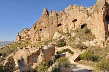 Cappadocia, Turchia, camini delle fate  di Goreme