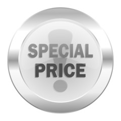 special price chrome web icon isolated