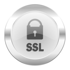 ssl chrome web icon isolated