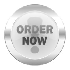 order now chrome web icon isolated