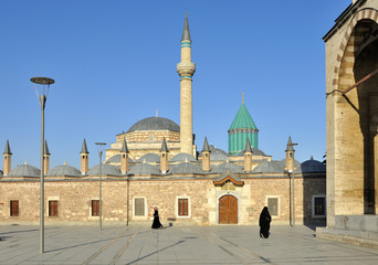 Turchia, Konya mausoleo Sufi di Mevlana